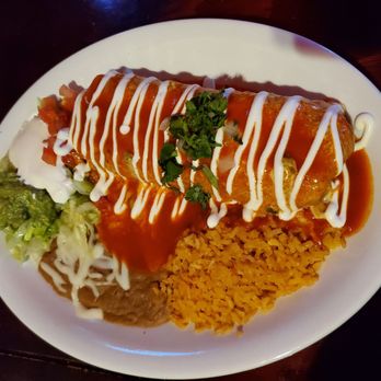 Garibaldi Mexican Restaurant signature dishes Pollo AsadoChimichangaBadger Burrito